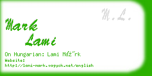 mark lami business card